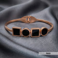 Shaped Anti Tarnish Bangle Bracelet