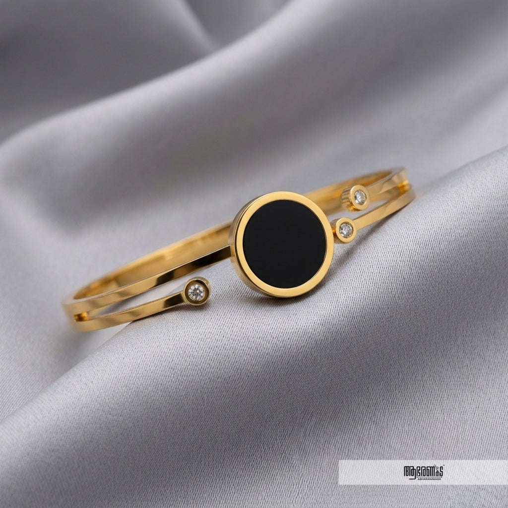 Stoned Anti Tarnish Bangle Bracelet