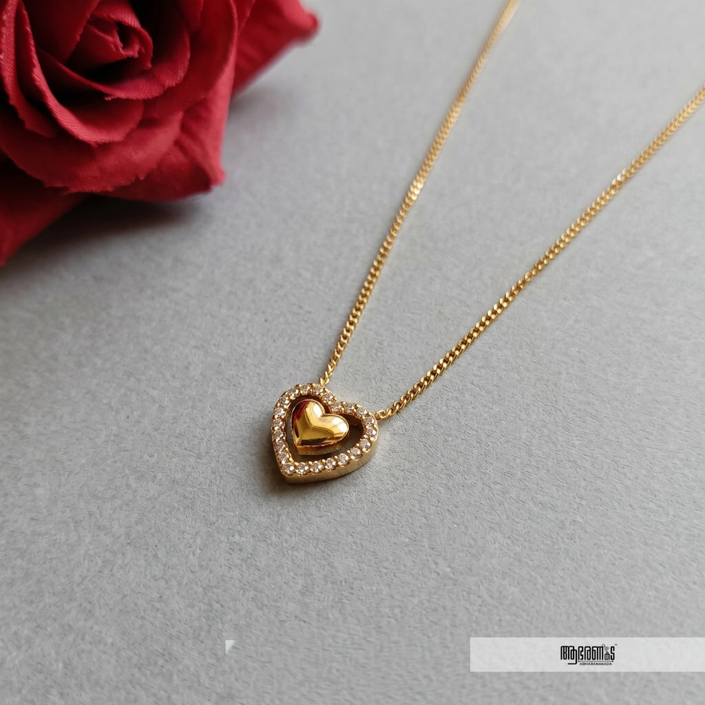 Dancing Heart Pendant Necklace