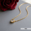 Soltaire stoned Necklace