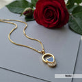 Heart in a Ring Pendant Necklace