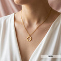 Clover shaped simple pendant Necklace