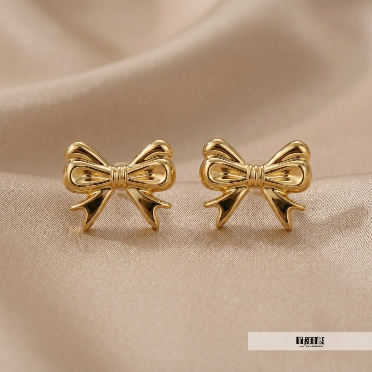 Ribbon Bow Anti Tarnish Stud
