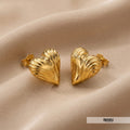 Heart Beat Anti Tarnish Studs