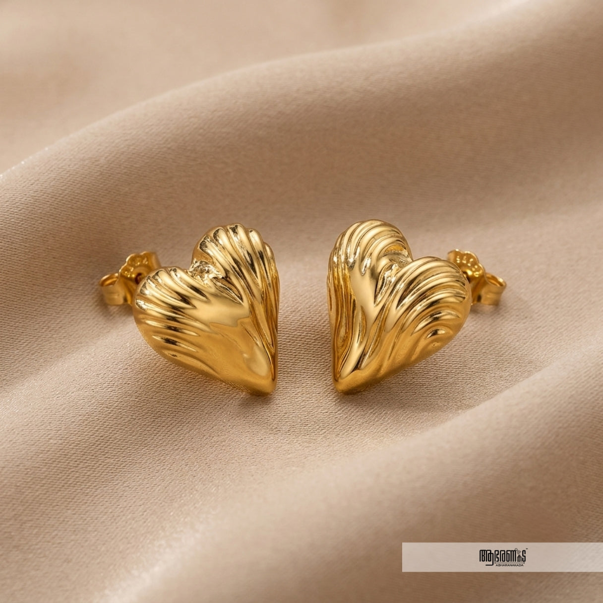 Heart Beat Anti Tarnish Studs