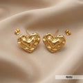 Golden Hearts Anti Tarnish Studs