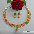 Matte Finish Necklace Set - ABNS06