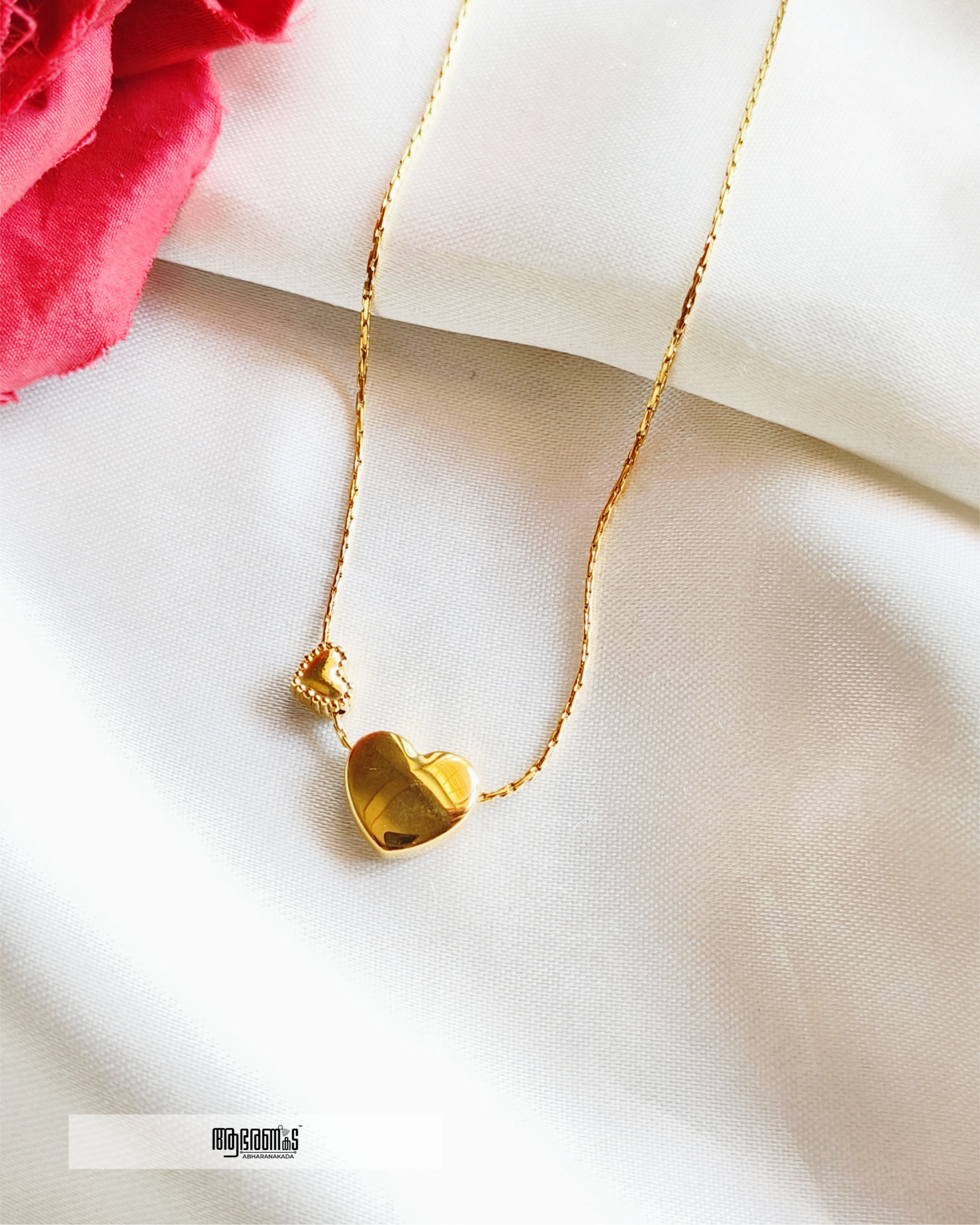 Double Heart shaped Pendant