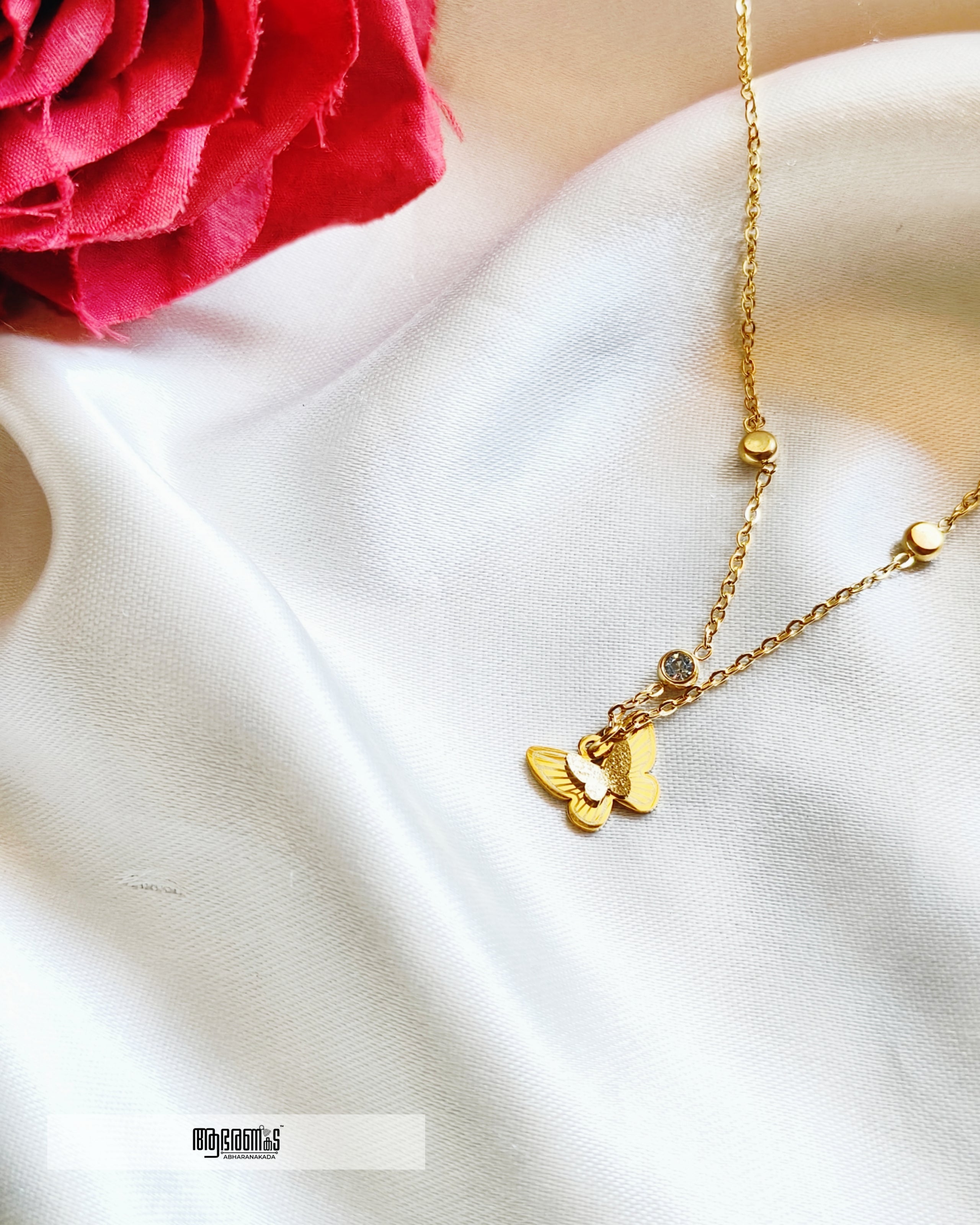 Butterfly Pendant Anti Tarnish